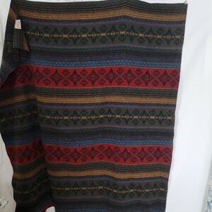 Woorich Vintage Southwestern Patterned Blanket 54x54